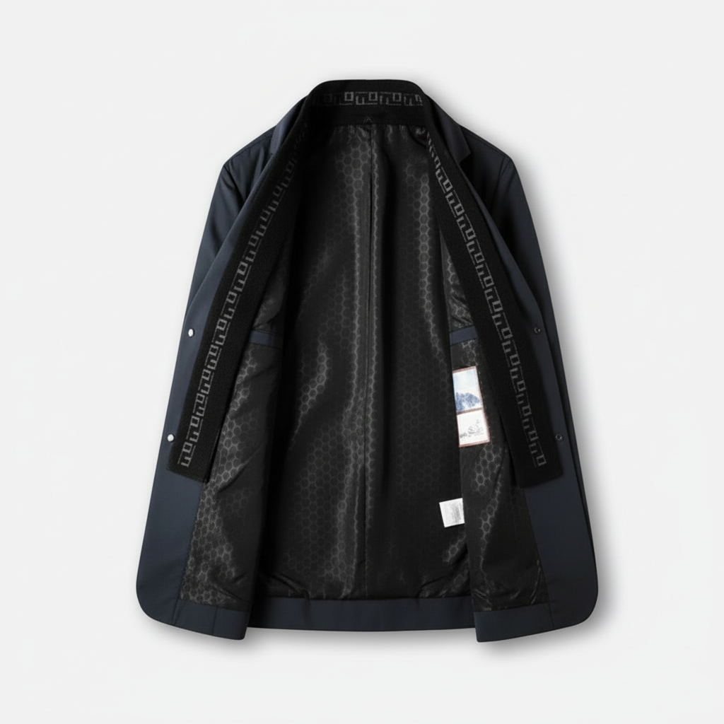 Dorevelle | Men’s Quilted Blazer Jacket – Lightweight Casual Outerwear