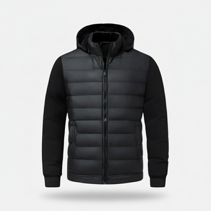 Dorevelle | Men’s Quilted Hooded Jacket – Warm Puffer Coat