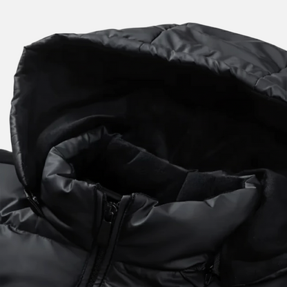 Dorevelle | Men’s Quilted Hooded Jacket – Warm Puffer Coat