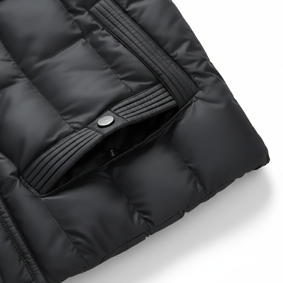 Dorevelle | Men’s Quilted Hooded Jacket – Warm Puffer Coat