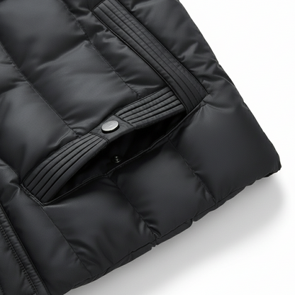 Dorevelle | Men’s Quilted Hooded Jacket – Warm Puffer Coat