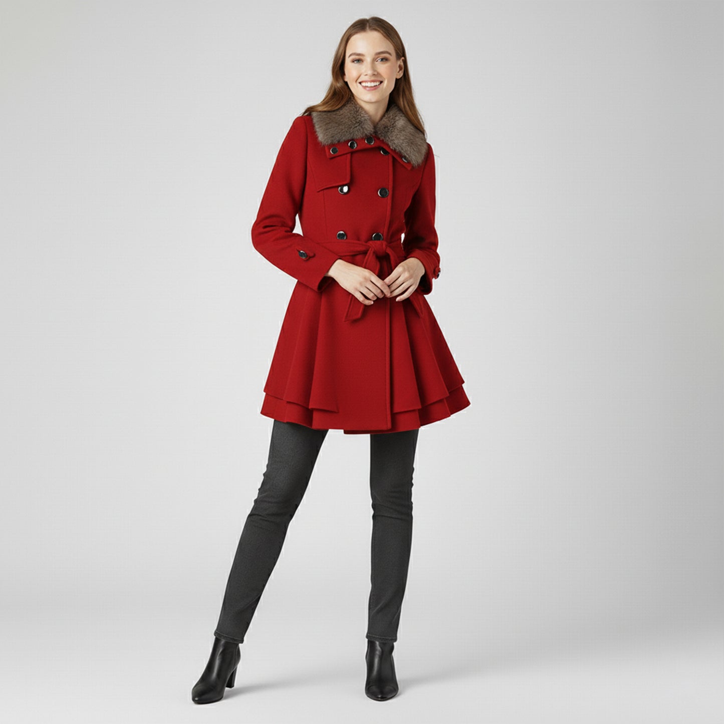 Dorevelle | Women’s Classic Coat – Refined Feminine Contour