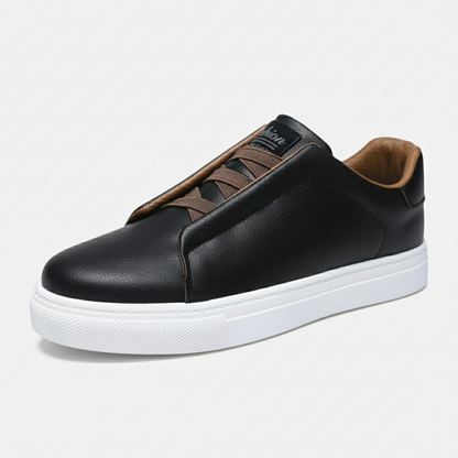 Dorevelle | Men’s Slip-On Leather Sneakers – Casual Comfort Shoes