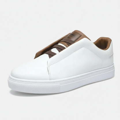Dorevelle | Men’s Slip-On Leather Sneakers – Casual Comfort Shoes