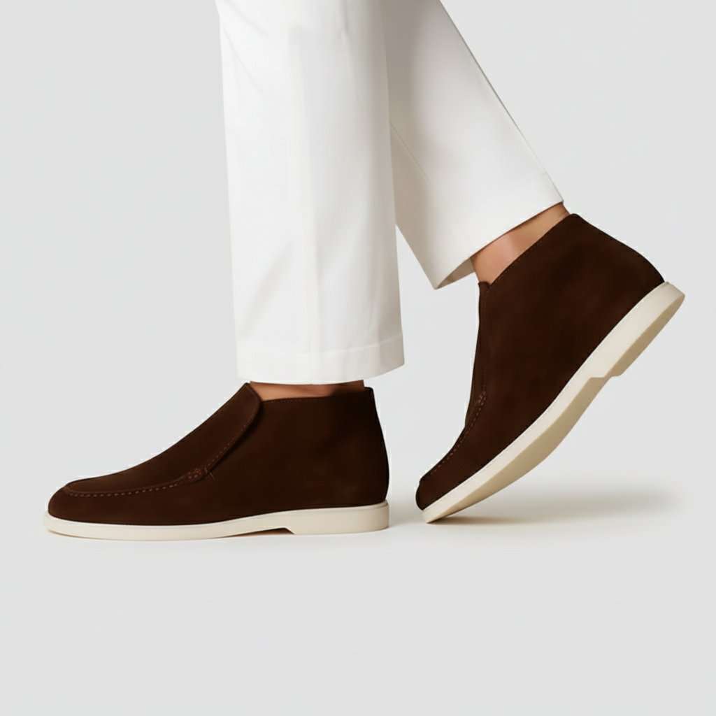 Dorevelle | Men's Smart Casual Slip-On Suede Boots