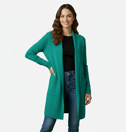 Dorevelle | Women’s Long Knit Cardigan – Effortless Layered Elegance