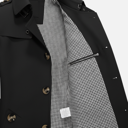Dorevelle | Men’s Trench Coat – Classic Single Breasted Design