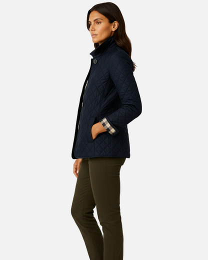 Dorevelle | Women’s Puffer Lightweight Quilted Jacket – Timeless Button-Up Style