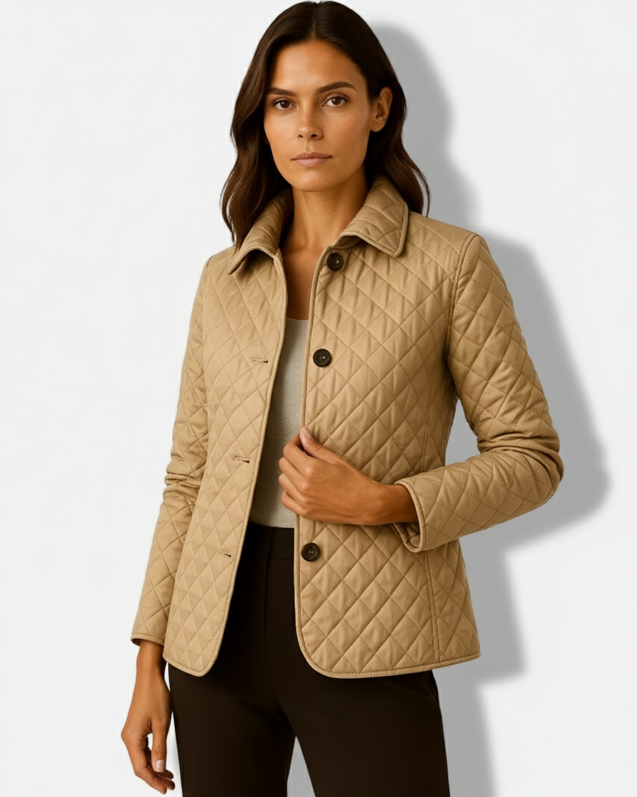 Dorevelle | Women’s Puffer Lightweight Quilted Jacket – Timeless Button-Up Style