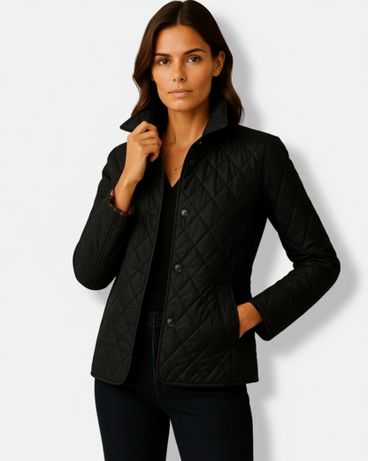 Dorevelle | Women’s Puffer Lightweight Quilted Jacket – Timeless Button-Up Style