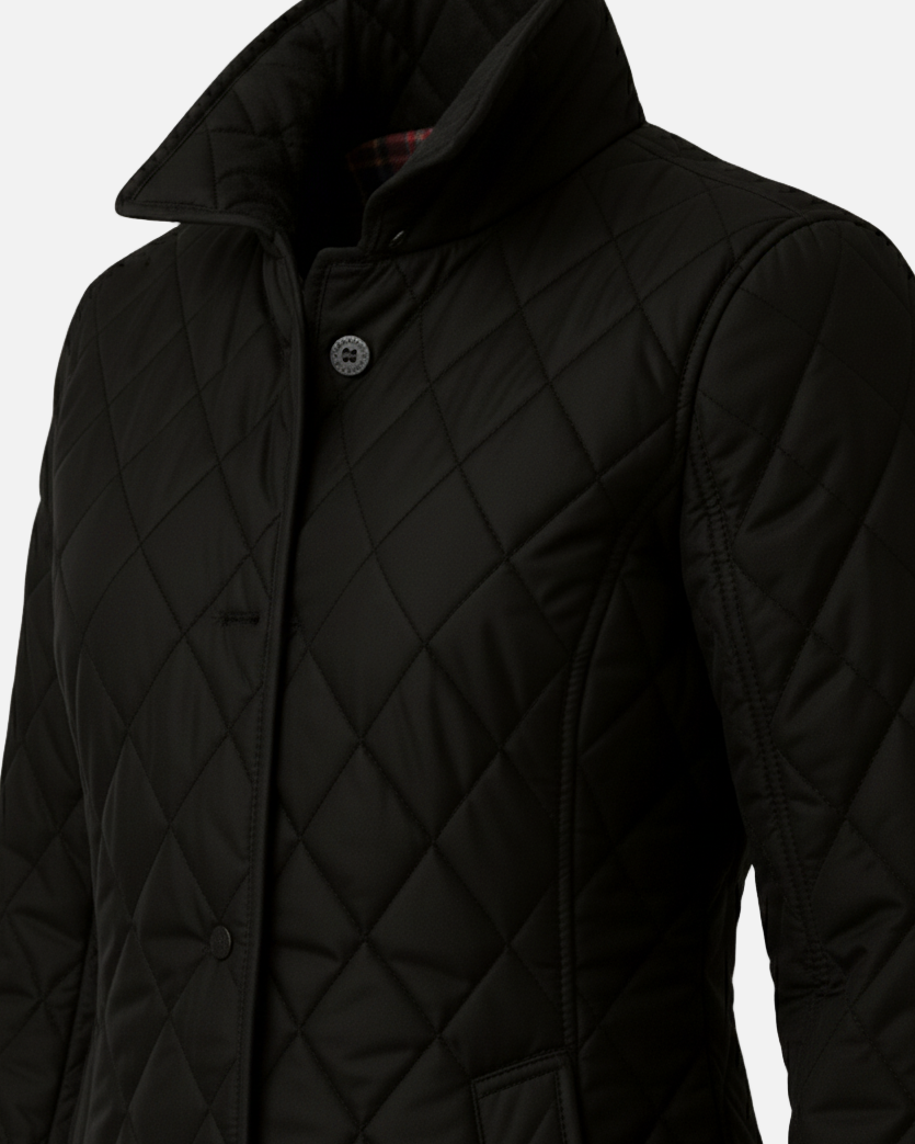 Dorevelle | Women’s Puffer Lightweight Quilted Jacket – Timeless Button-Up Style