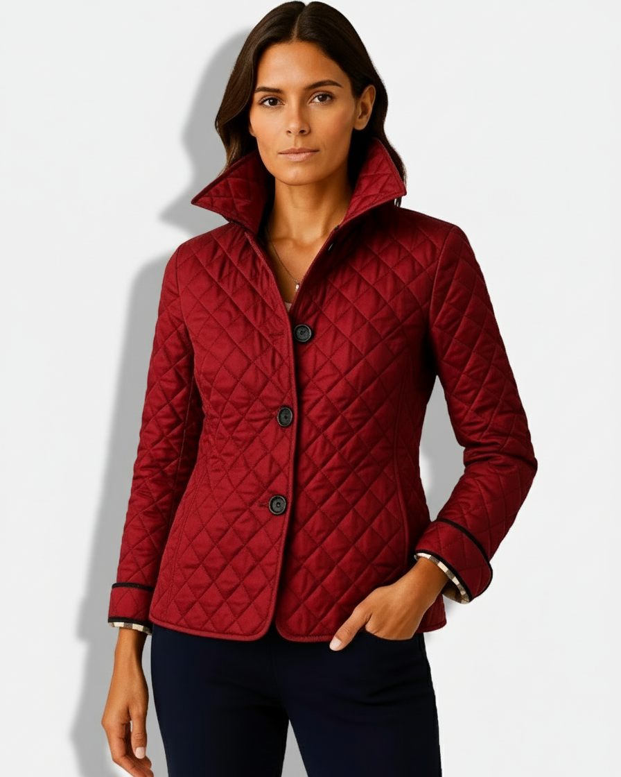 Dorevelle | Women’s Puffer Lightweight Quilted Jacket – Timeless Button-Up Style