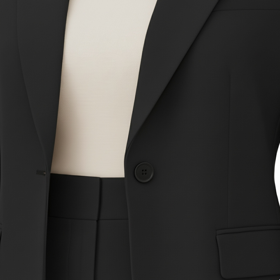 Dorevelle | Women’s Workwear Suit Set – Tailored Blazer & Straight-Leg Pants