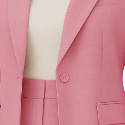 Dorevelle | Women’s Workwear Suit Set – Tailored Blazer & Straight-Leg Pants