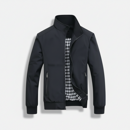 Dorevelle | Men’s Lightweight Casual Jacket – Zip Closure Stand Collar