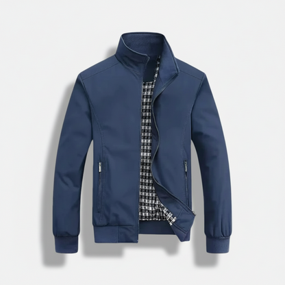 Dorevelle | Men’s Lightweight Casual Jacket – Zip Closure Stand Collar