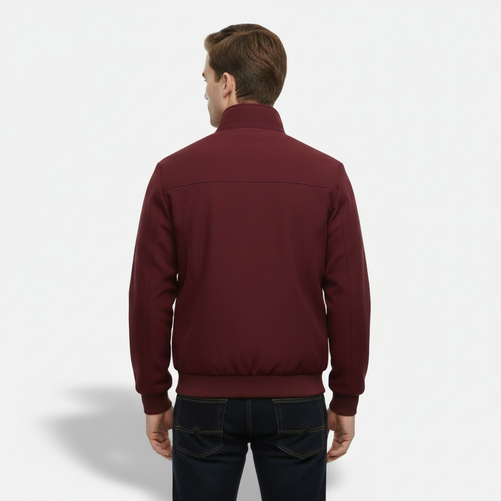 Dorevelle | Men’s Lightweight Casual Jacket – Zip Closure Stand Collar