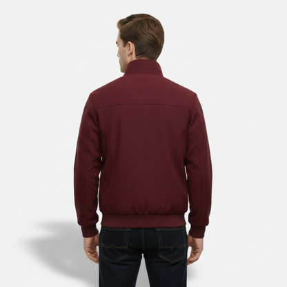 Dorevelle | Men’s Lightweight Casual Jacket – Zip Closure Stand Collar