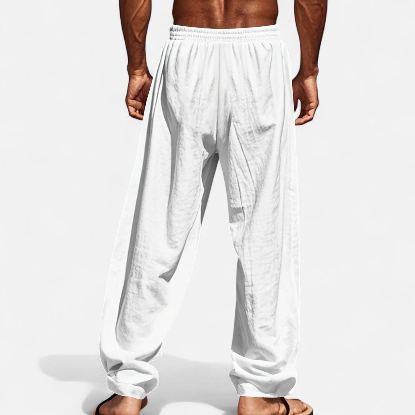 Dorevelle | Men’s Relaxed Linen Autumn Pants – Riviera Ease