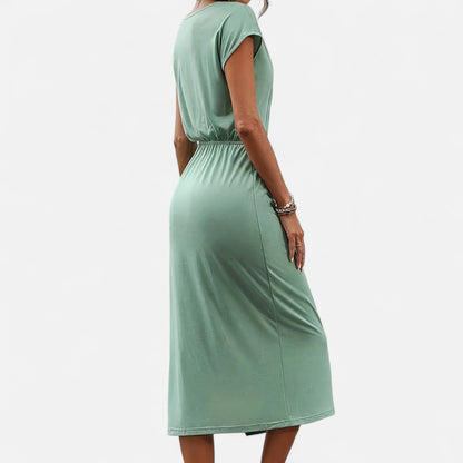 Dorevelle | Women’s White Dress – Heritage Knot Detail