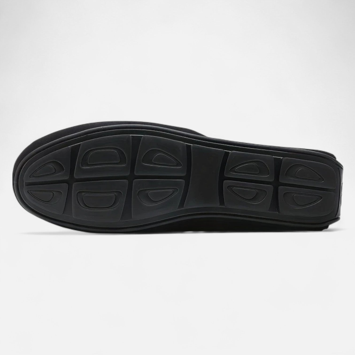 Men's Leather Slip-On Loafers with Cushioned Comfort and Breathable Design