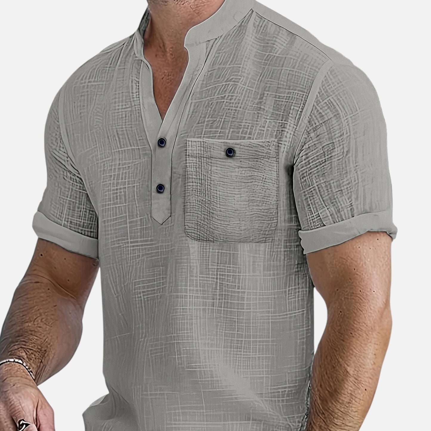 Dorevelle | Men’s Notch Collar Shirt