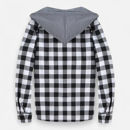 Dorevelle | Men’s Button-Up Hooded Sweater