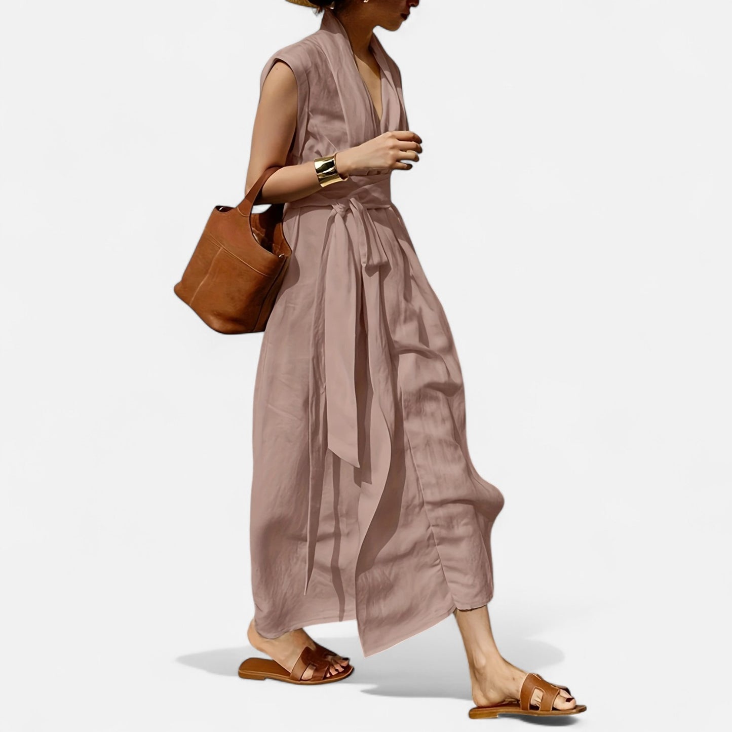 Dorevelle | Women’s Sleeveless Dress – Heritage Linen Style