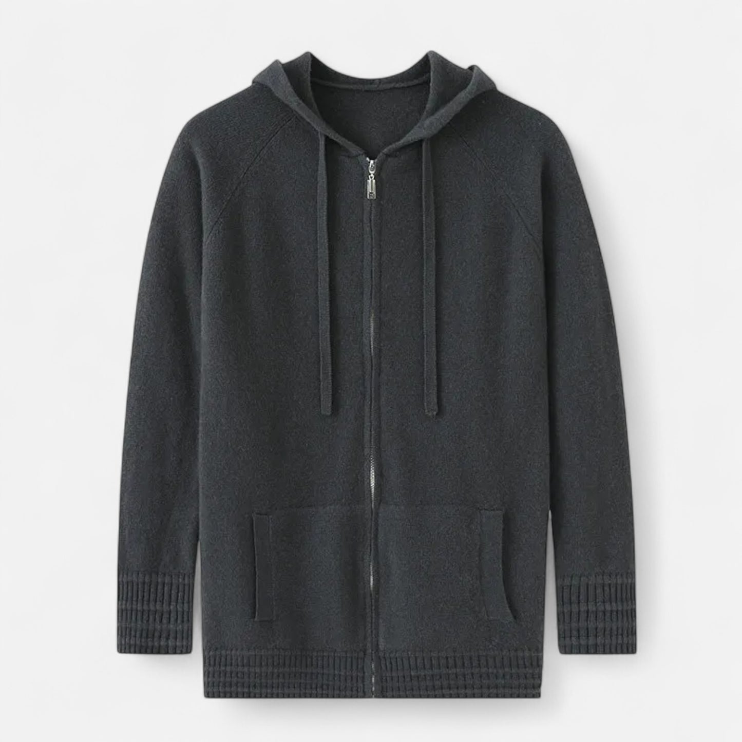 Dorevelle | Men’s Hooded Cardigan – Refined Winter Knitwear