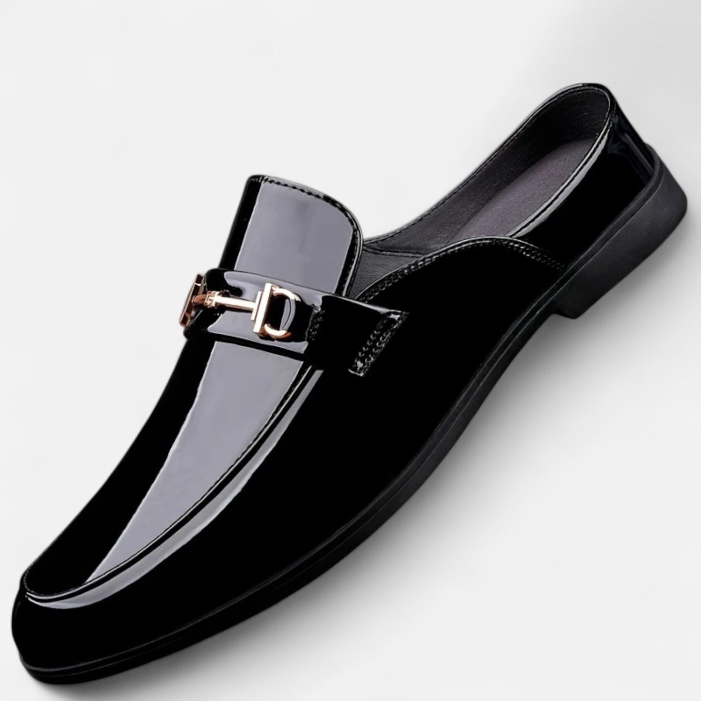 Dorevelle | Men’s Dress Loafers – Buckled Round Toe Classic