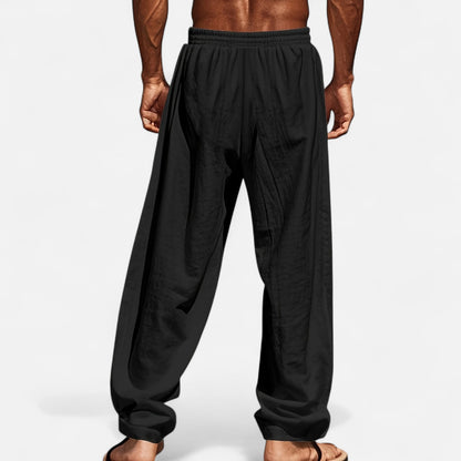 Dorevelle | Men’s Relaxed Linen Autumn Pants – Riviera Ease