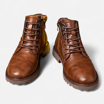 Dorevelle | Men’s Vintage Leather Lace-Up Boots