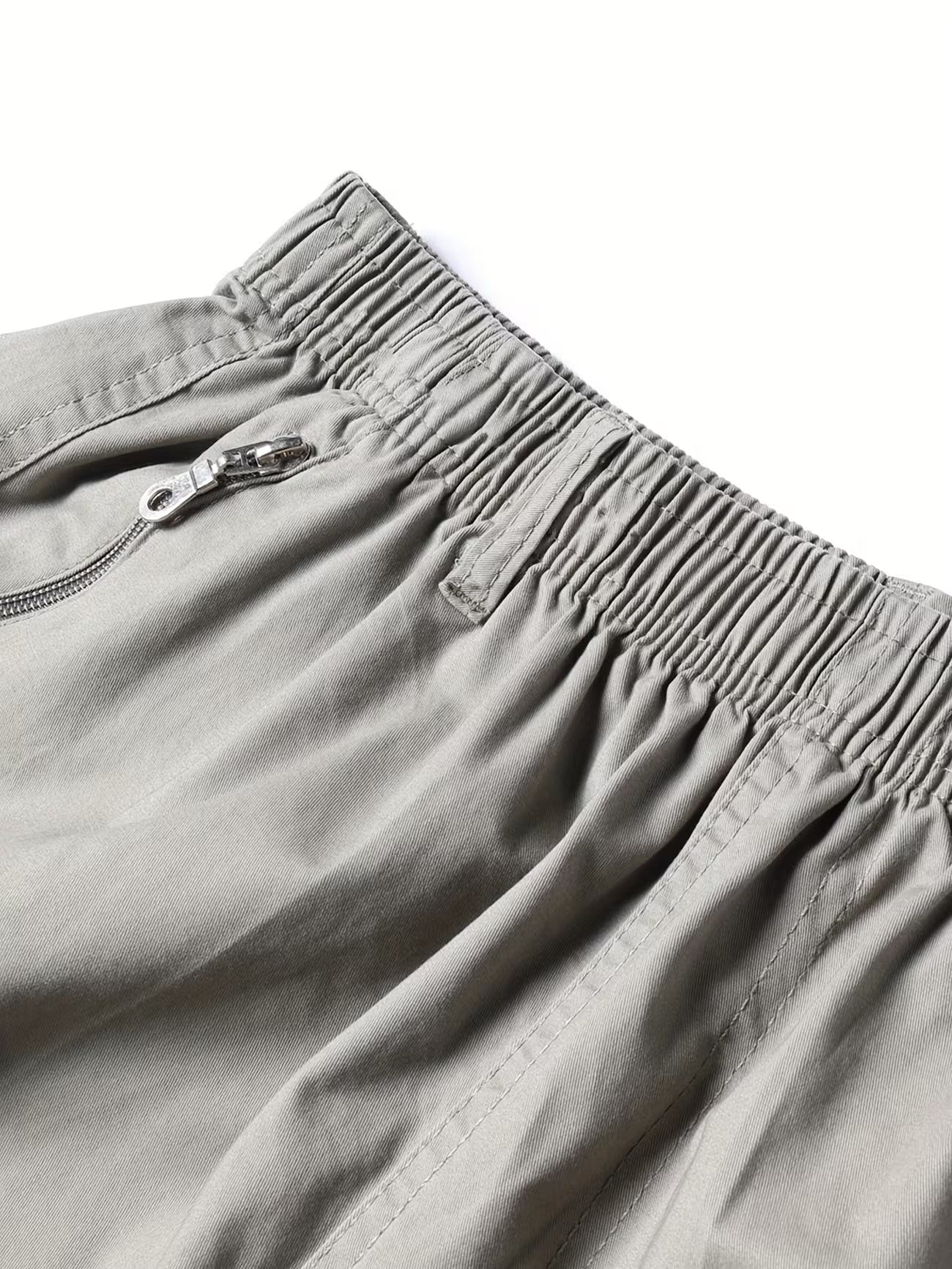 Men's Breathable Cargo Shorts With Drawstring Waist Trousers