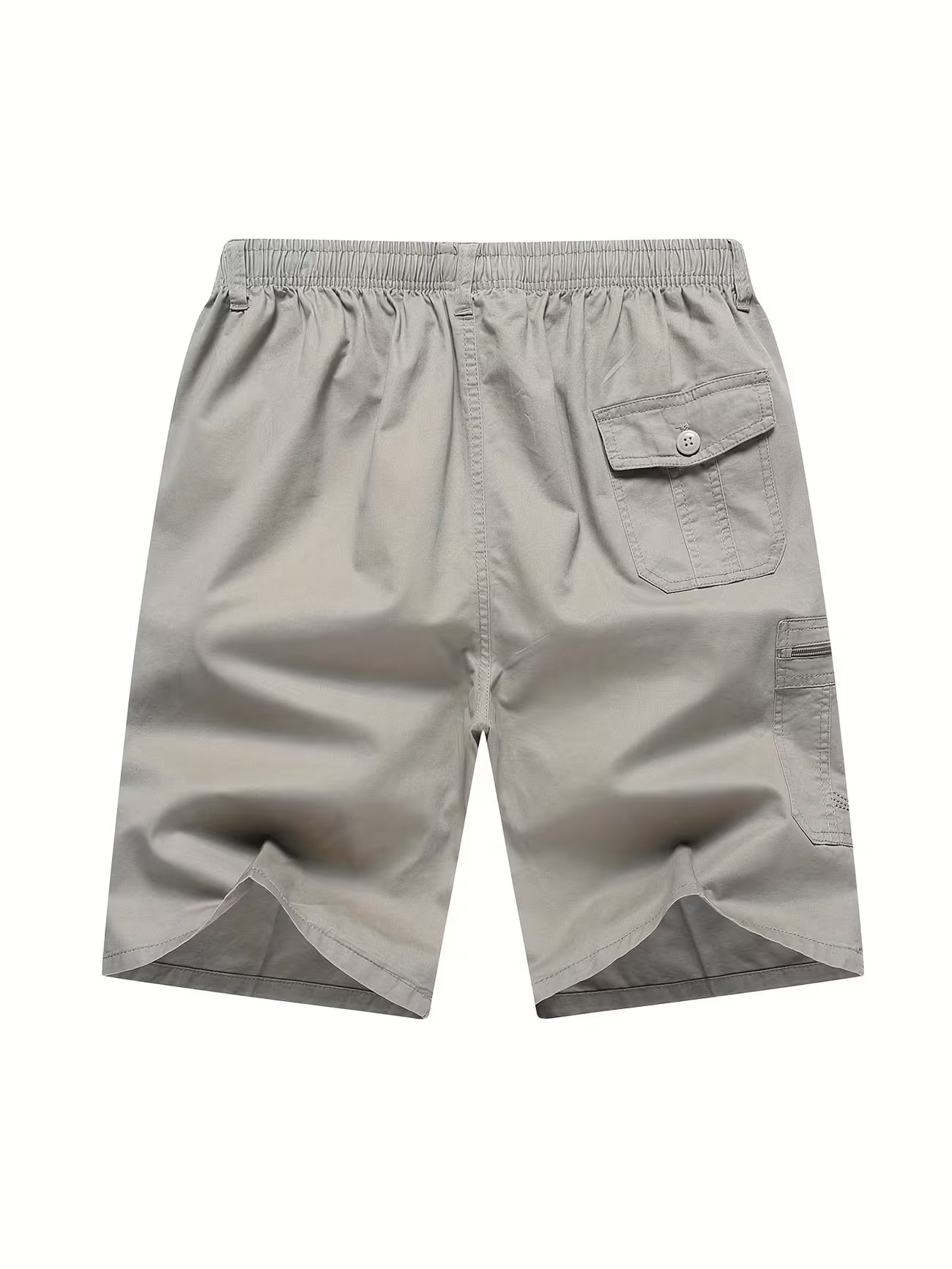 Men's Breathable Cargo Shorts With Drawstring Waist Trousers