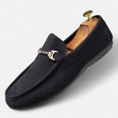 Dorevelle | Men's Slip-On Buckle Loafers