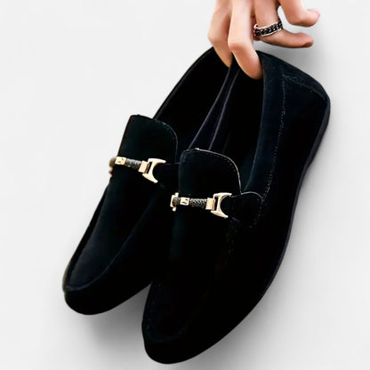 Dorevelle | Men's Slip-On Buckle Loafers