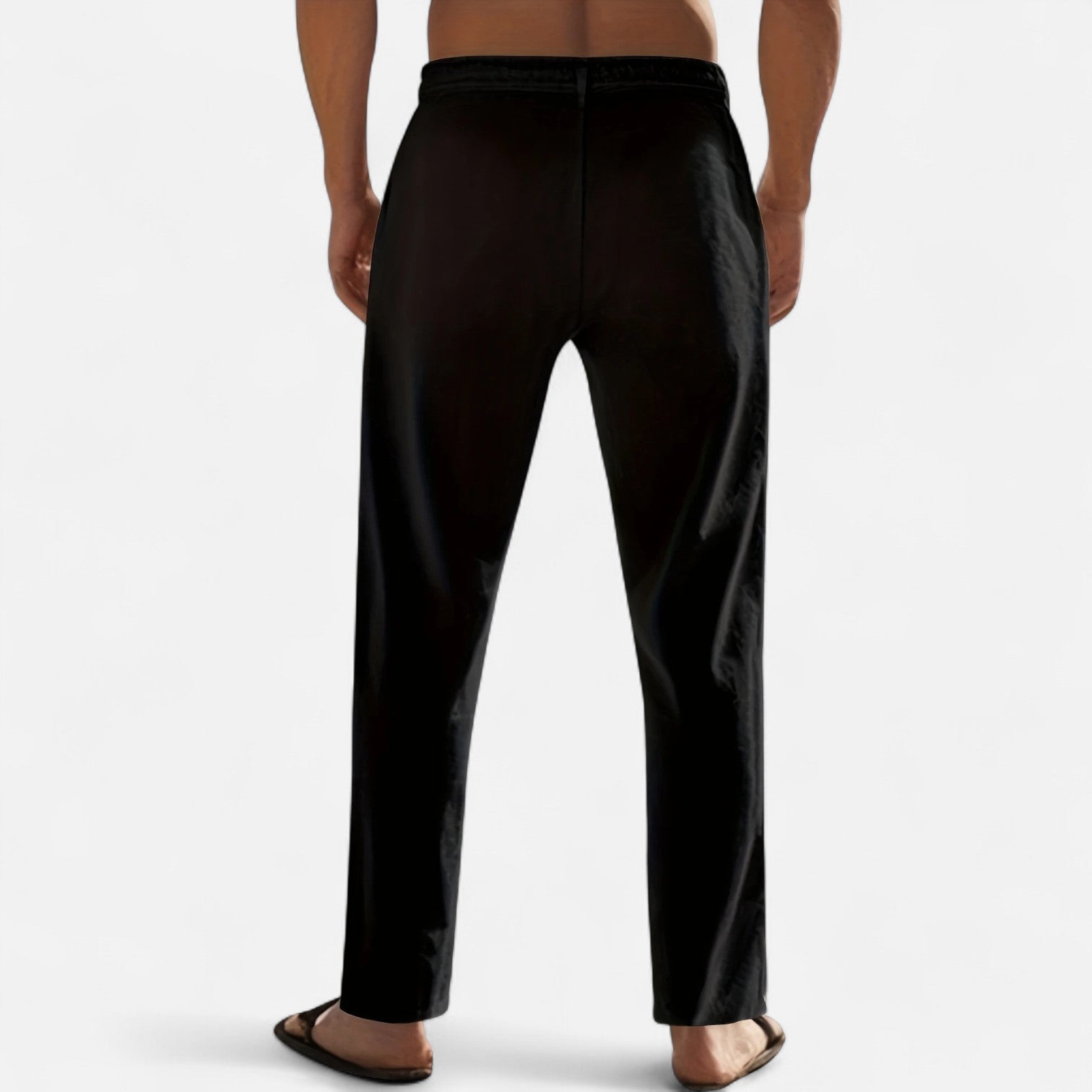 Men’s Lightweight Linen Trousers with Relaxed Heritage Fit
