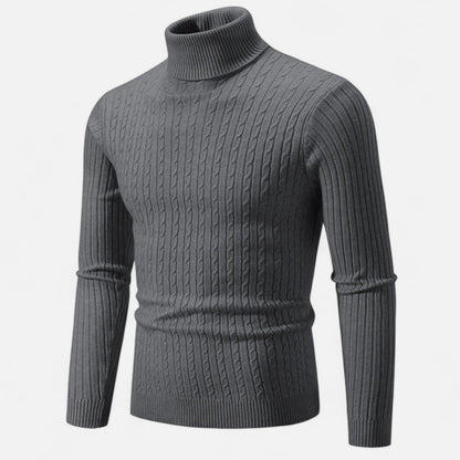 Dorevelle | Men’s Wool Turtleneck – High Neck Winter Elegance