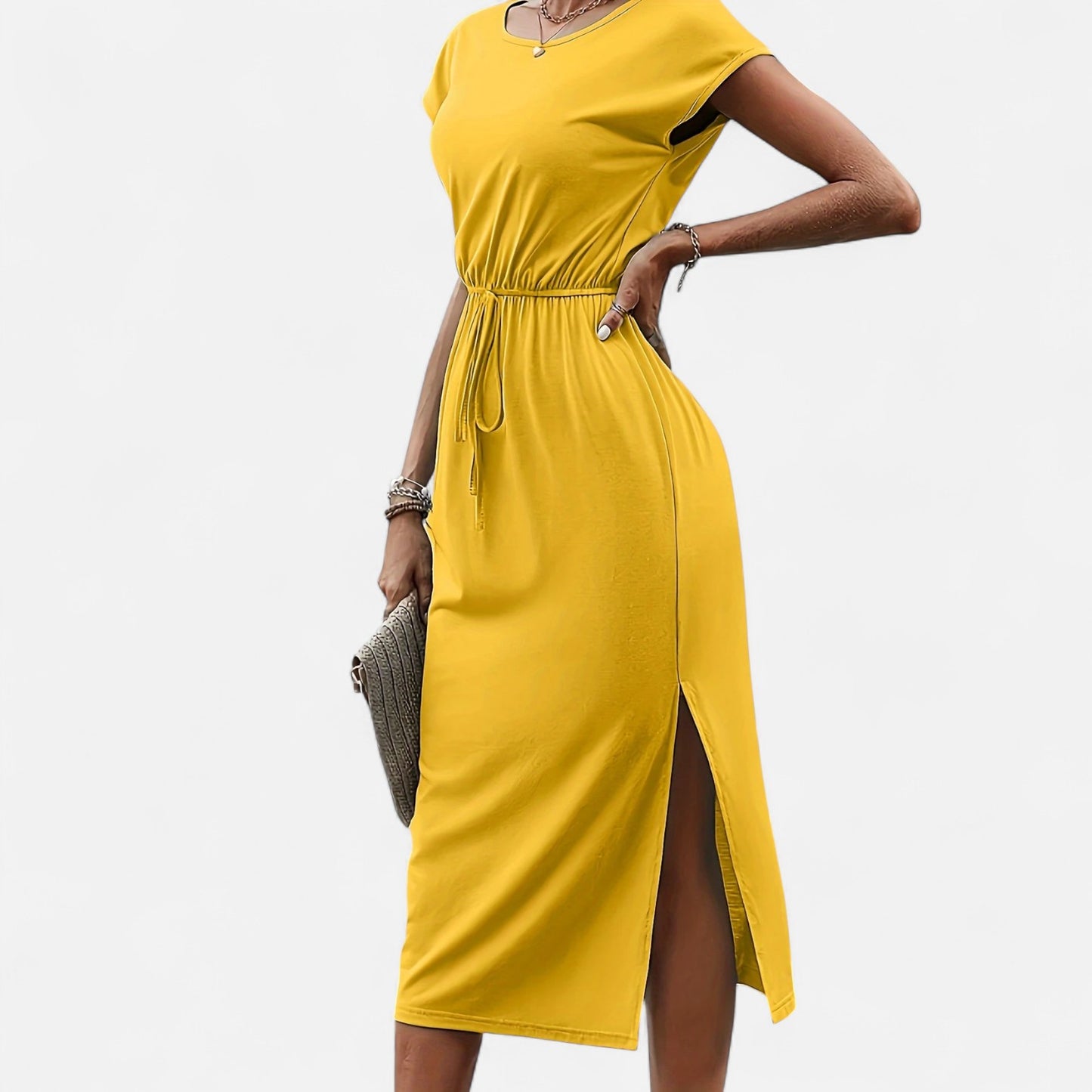 Dorevelle | Women’s White Dress – Heritage Knot Detail