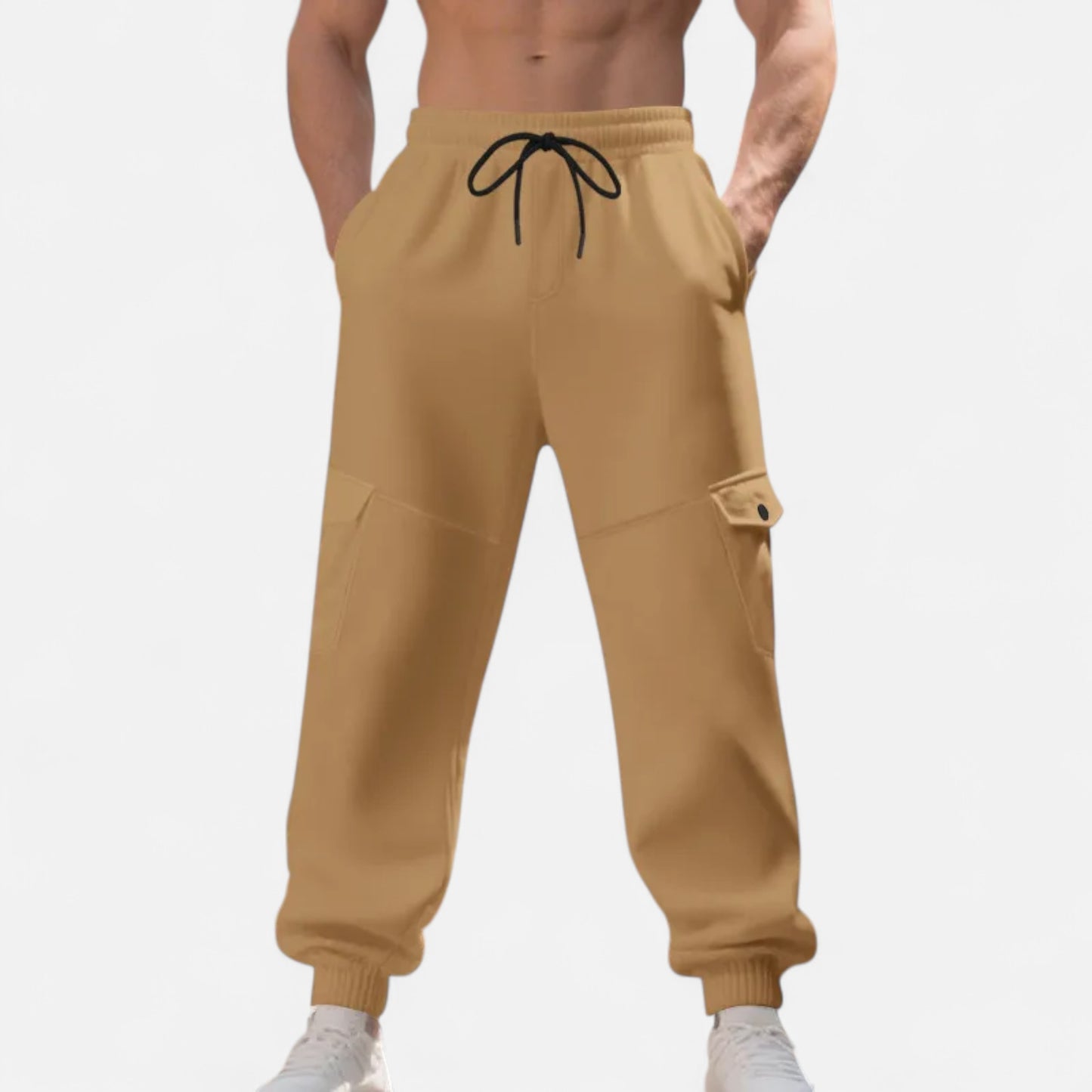 Dorevelle | Men’s Cargo Pants – Refined Ankle-Banded Classic