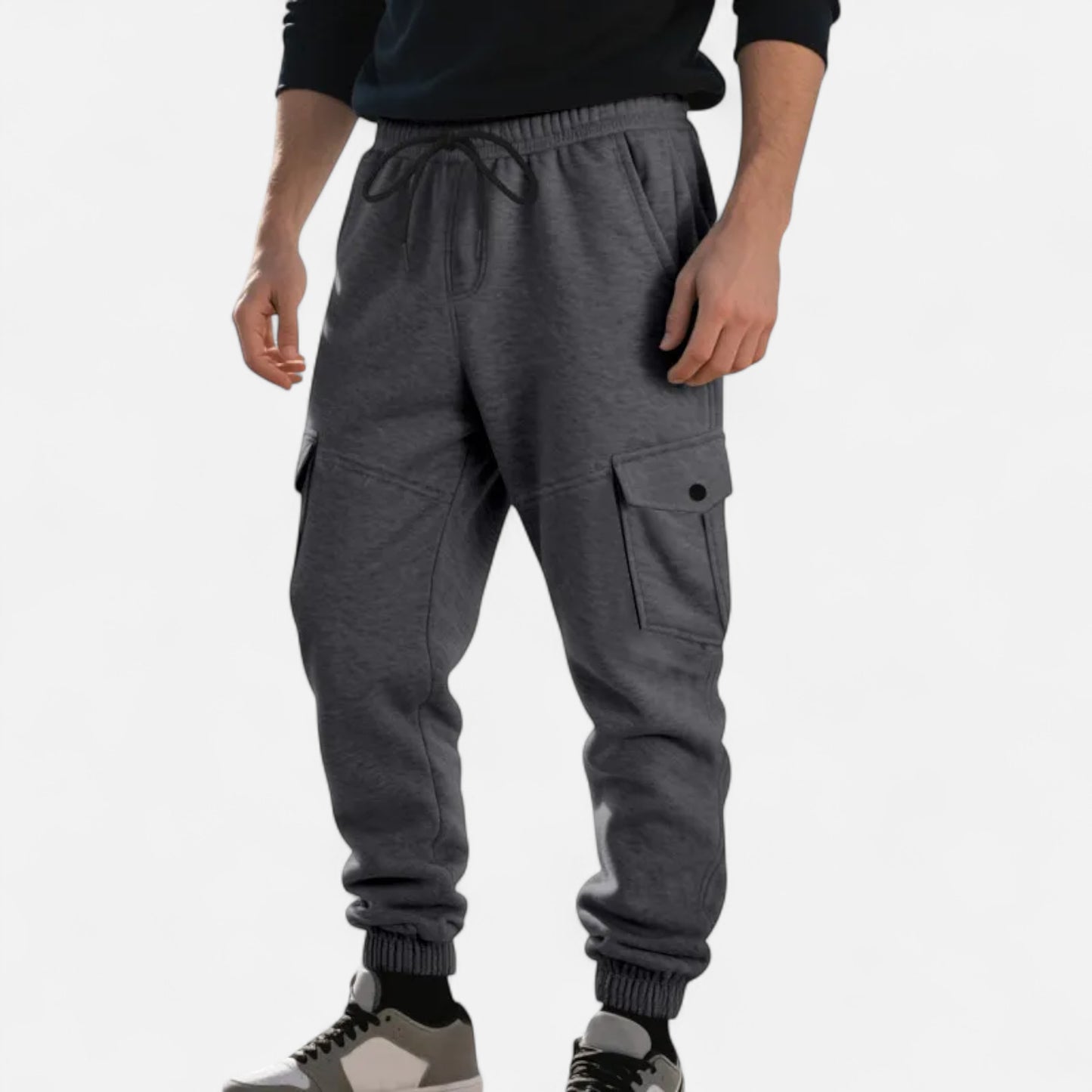 Dorevelle | Men’s Cargo Pants – Refined Ankle-Banded Classic
