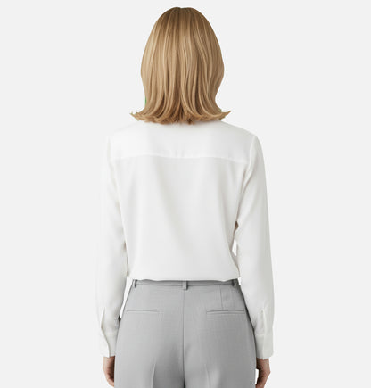 Dorevelle | Women’s Long-Sleeve Blouse – Effortless Classic Grace