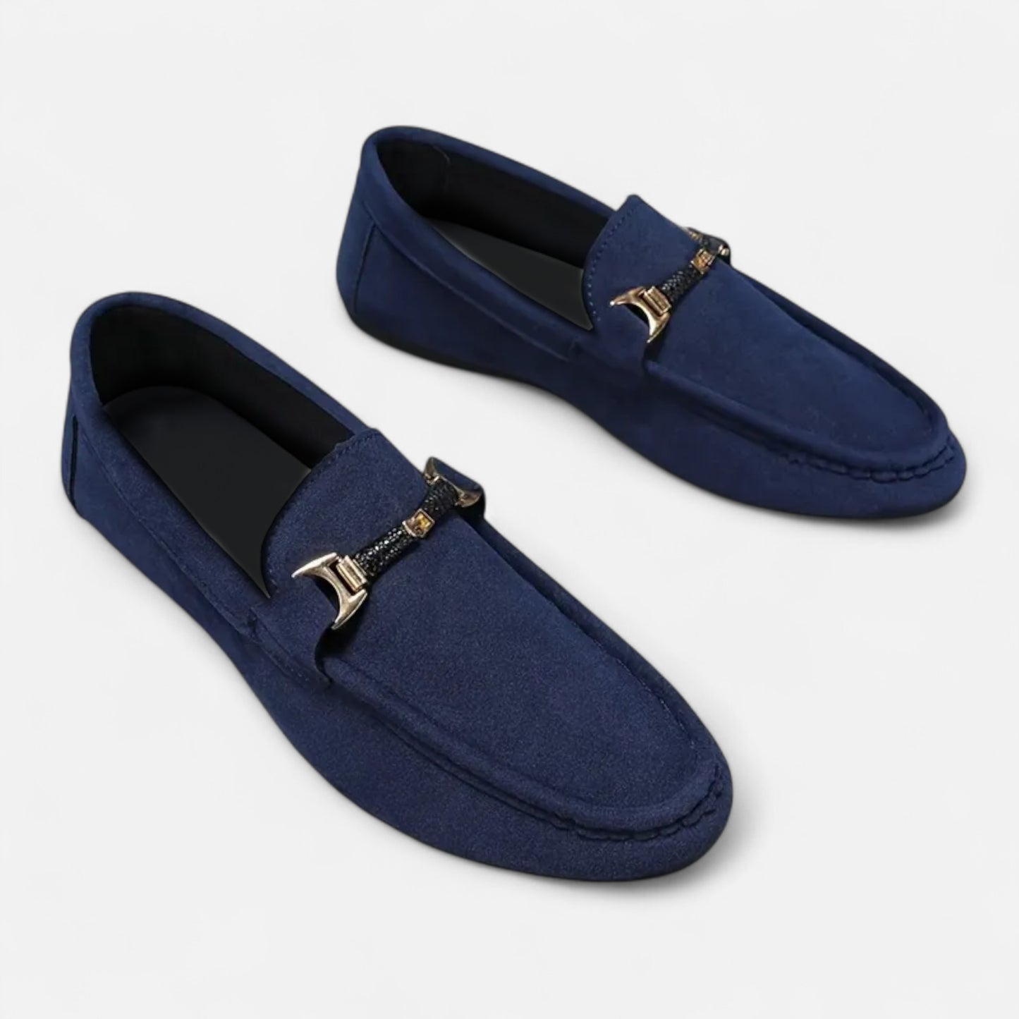 Dorevelle | Men's Slip-On Buckle Loafers