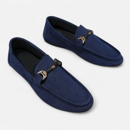 Dorevelle | Men's Slip-On Buckle Loafers