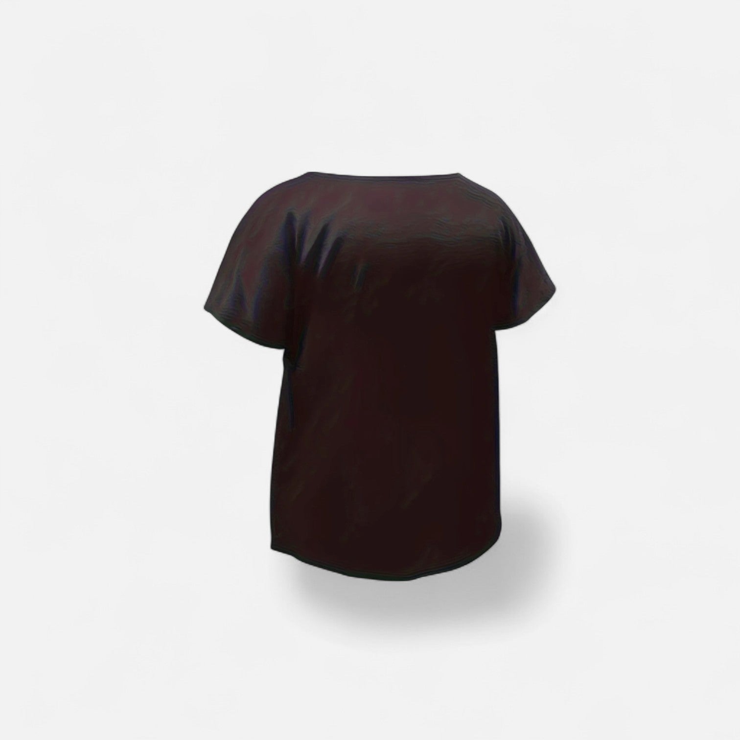 Women’s Short Sleeve Satin Blouse in Vibrant Purple