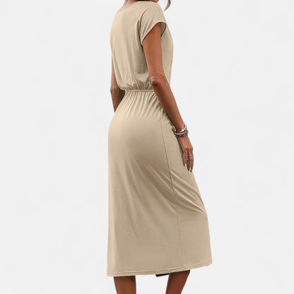 Dorevelle | Women’s White Dress – Heritage Knot Detail