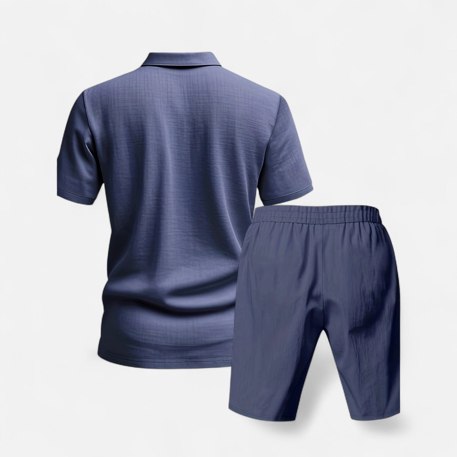 Men’s Linen Shirt and Shorts Set Lightweight Tailored Summer Comfort