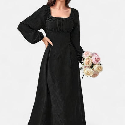 Dorevelle | Women’s Square Neck Dress – Heritage Waist Detail