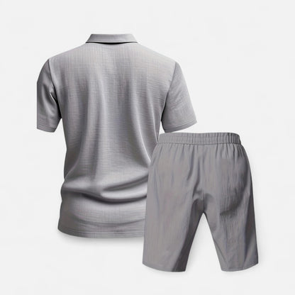 Dorevelle | Men’s Linen Set – Ivy League Tailored Ease