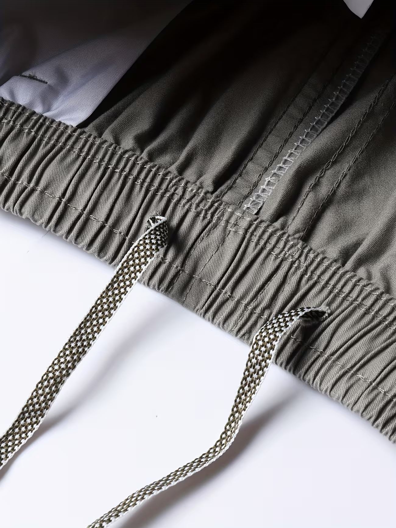 Men's Breathable Cargo Shorts With Drawstring Waist Trousers